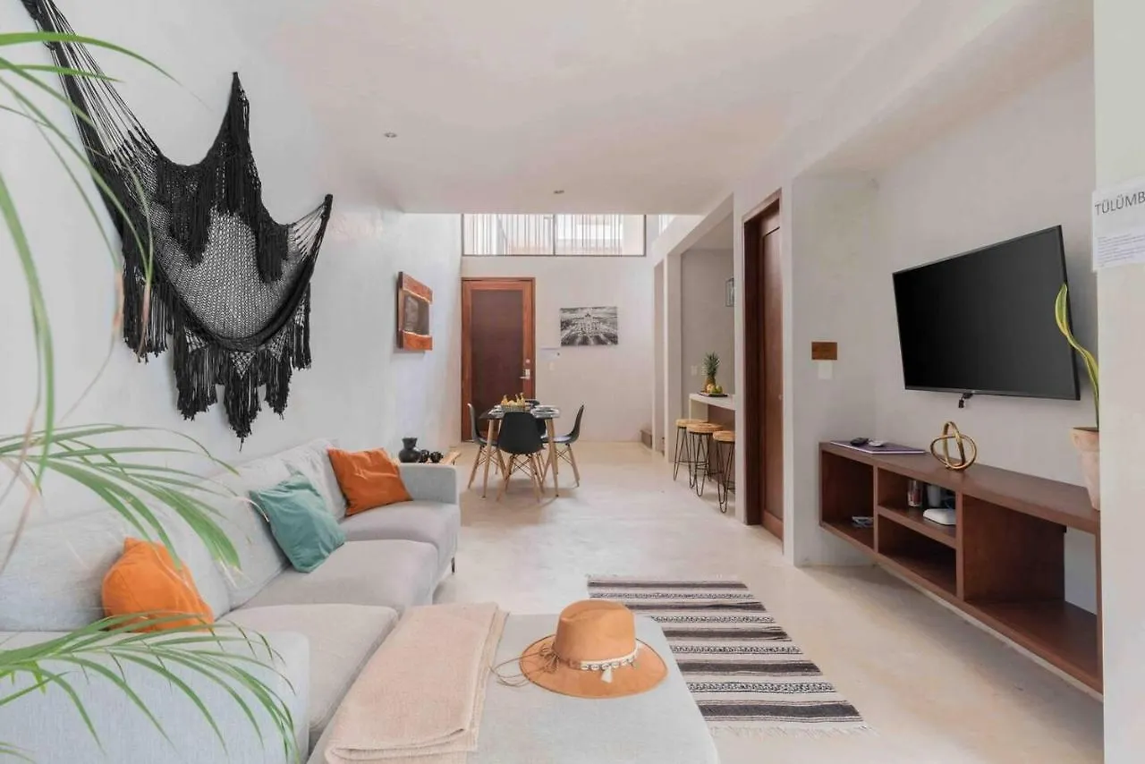 Lovely 2-Bed Apartment In Tulum With Private Pool