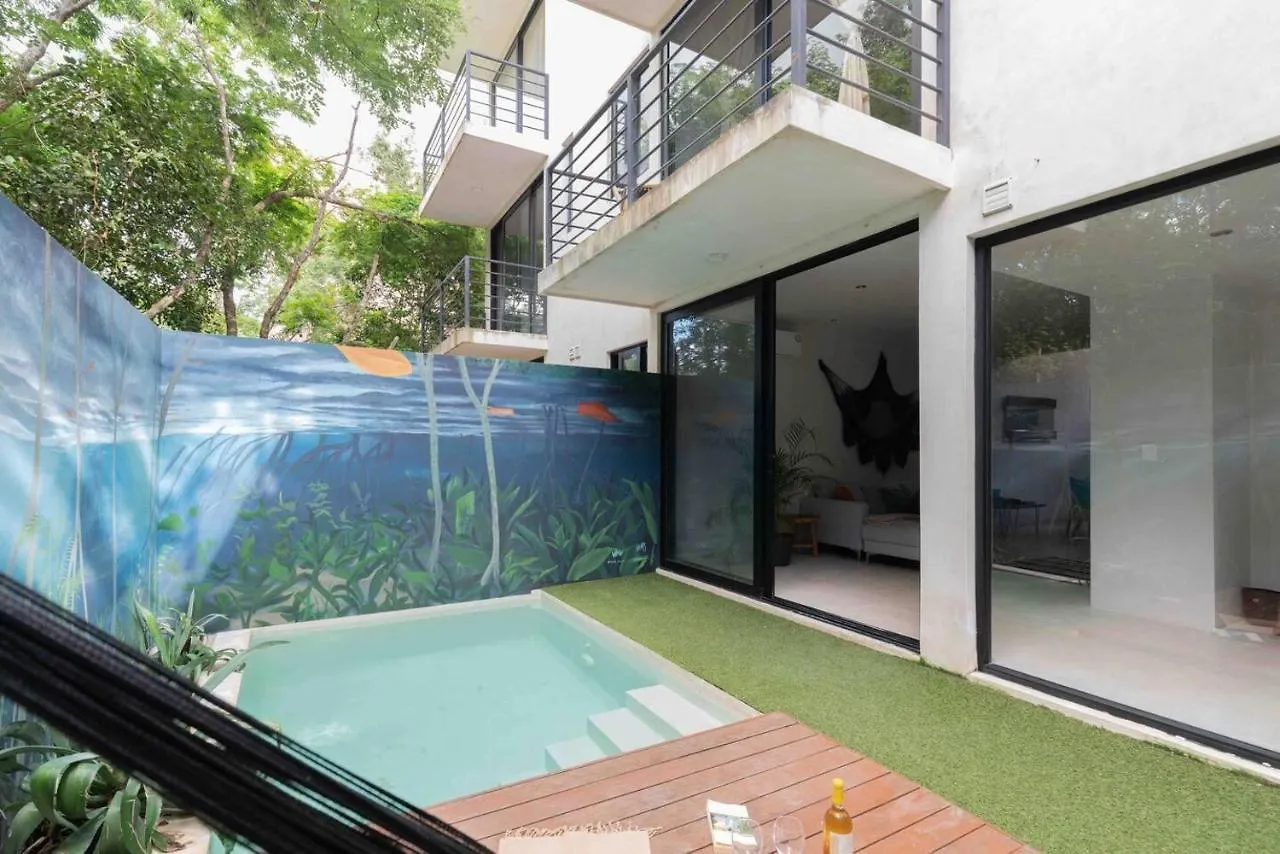 Lovely 2-Bed Apartment In Tulum With Private Pool